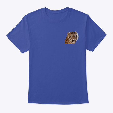 The Tiger Deep Royal T-Shirt Front