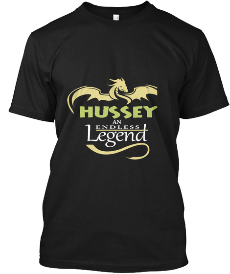 Hussey An Endless Legend Black T-Shirt Front