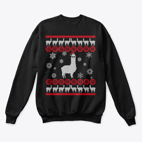 Llama Funny Christmas Ugly Sweatshirt