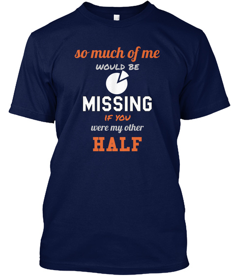 Missing Half Graphic Tee-shirt