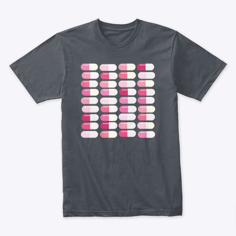 Pink Pills Pharmacy Heavy Metal T-Shirt Front
