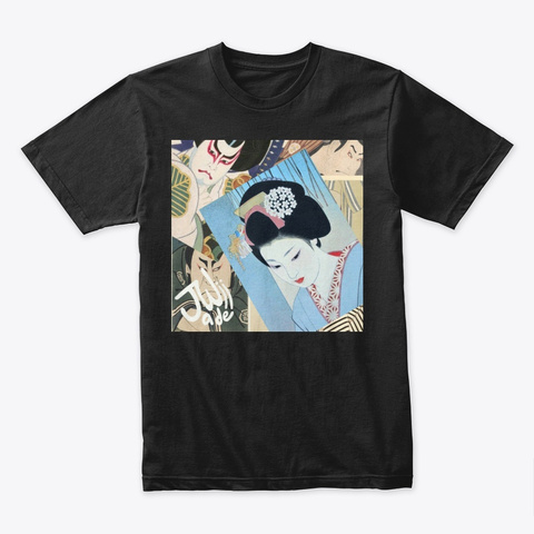 Geisha Dreams Black T-Shirt Front