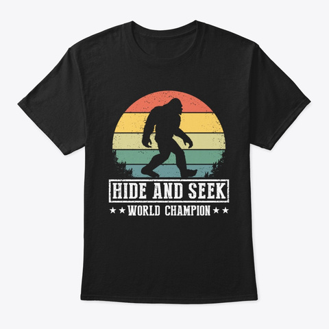 Undefeated Hide And Seek Champion  Black áo T-Shirt Front