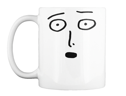 Funny Face White Mug Front