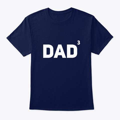 Dad3 Navy T-Shirt Front