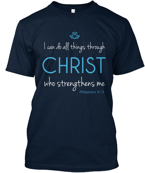 Christian Tshirt Christ Strengthens Me Unisex Tshirt