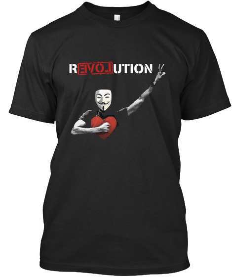Revolution Black T-Shirt Front
