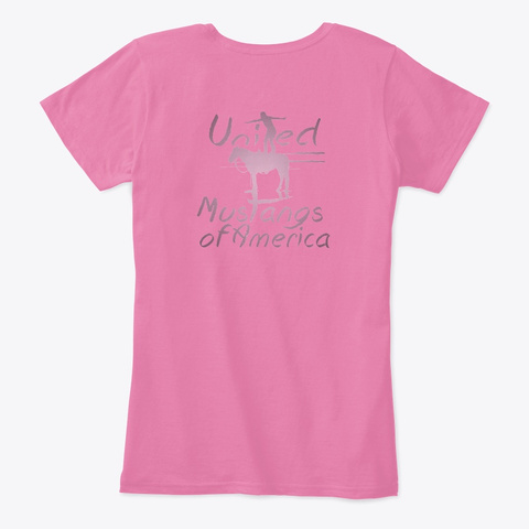 Mustang Raven True Pink T-Shirt Back