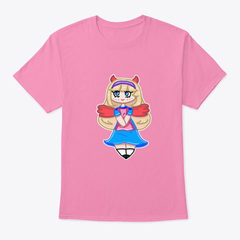 Chibi Alice Daemon Art Pink T-Shirt Front