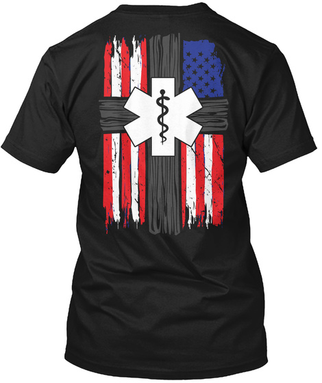 Paramedic   Limited Edition Black T-Shirt Back