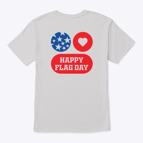 Usa Independence Day Light Steel Camiseta Back