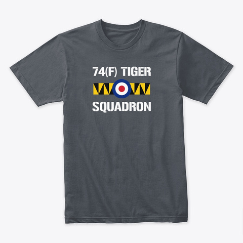 74(F) `tiger` Squadron T Shirt Heavy Metal T-Shirt Front