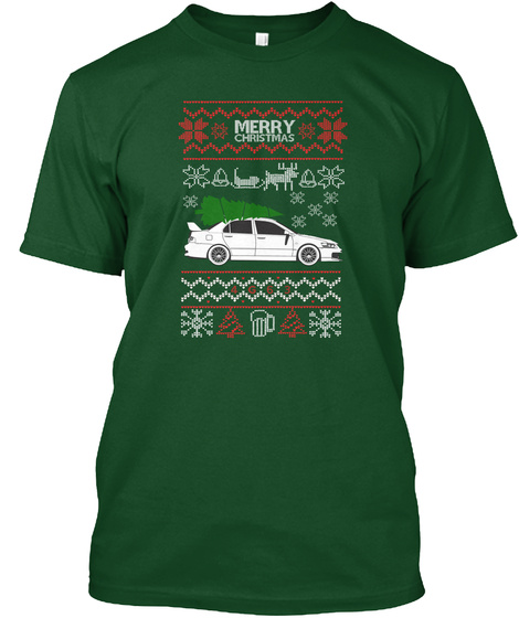 Ugly Evo Sweater Deep Forest T-Shirt Front