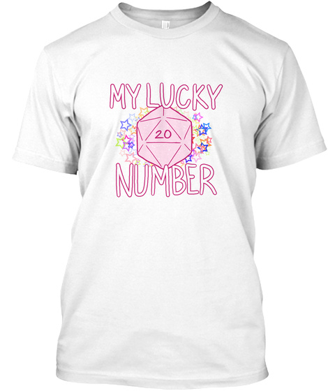 D20 My Lucky Number - Pink