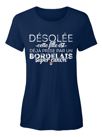 Edition Limitée! Navy T-Shirt Front