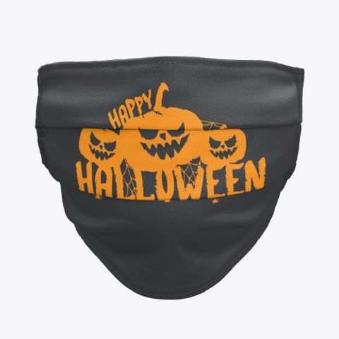 Happy Halloween  Pumpkin  Black Camiseta Front