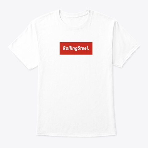 T Shirt Rolling Steel.It White Maglietta Front