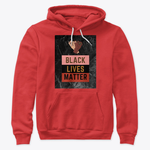 Black Lives Matter Collection Red Camiseta Front