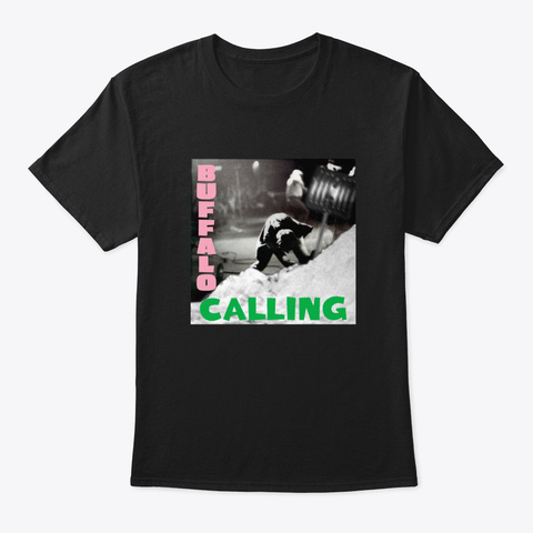 Buffalo Calling Black Camiseta Front