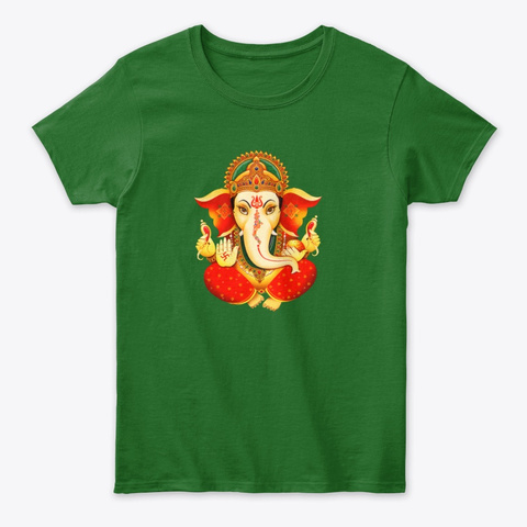 Ganesha Collection Irish Green T-Shirt Front