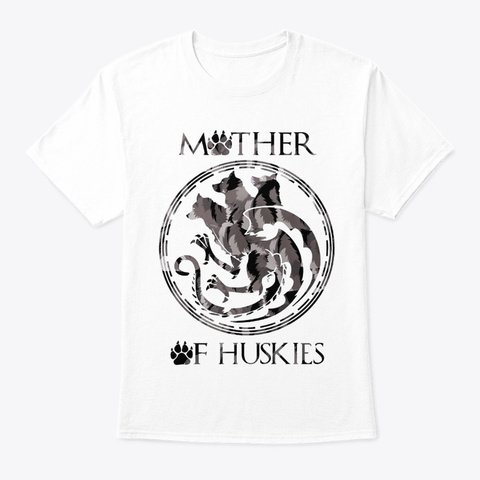 Husky T Shirt Mother 11 T Nhh Idt White T-Shirt Front