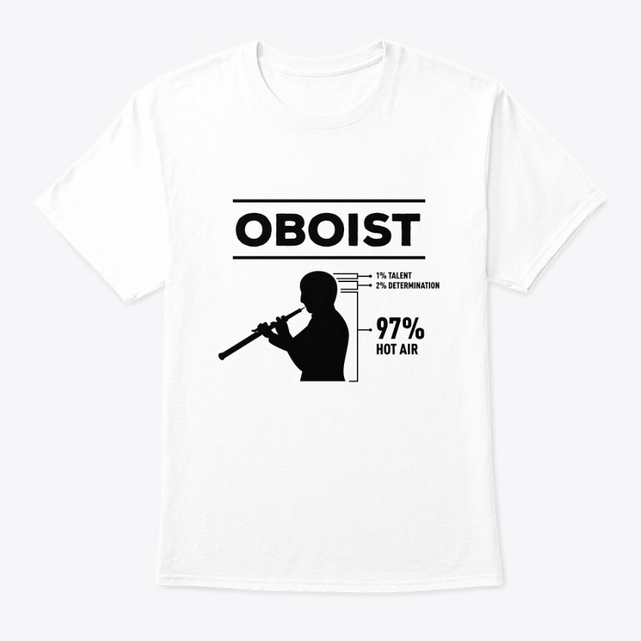 Oboist. Mostly hot air Oboe Clarinet Unisex Tshirt