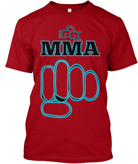 Mma   Deep Red T-Shirt Front