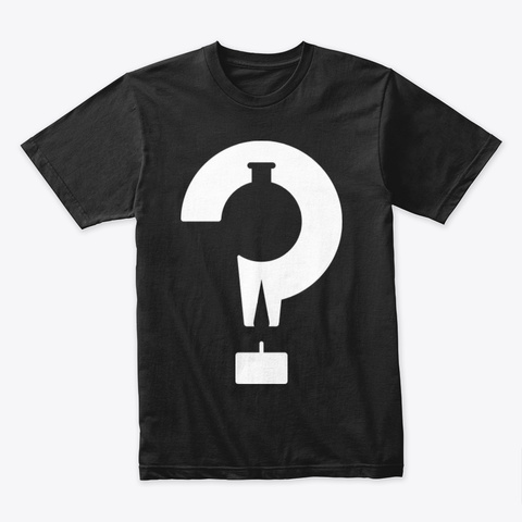 Smart Question 2 🔬 #Sfsf Black T-Shirt Front