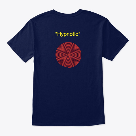 "Hypnotic" Navy T-Shirt Back