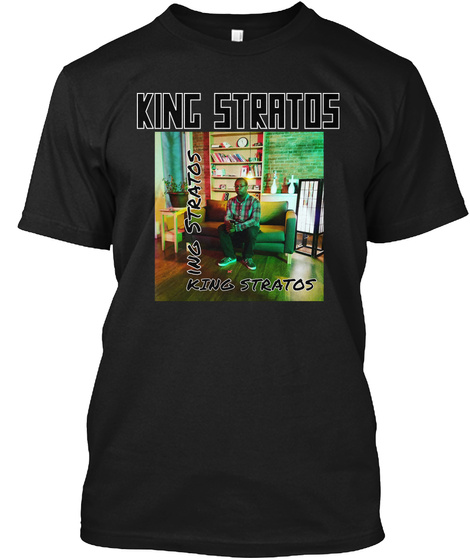 King Stratos Ing Stratos King Stratos Black T-Shirt Front