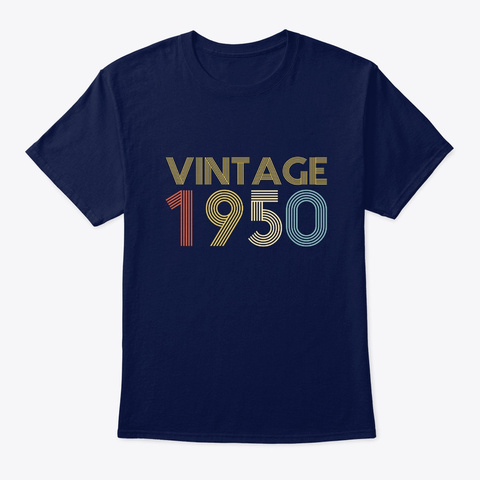 Vintage 1950 Birthday Shirt