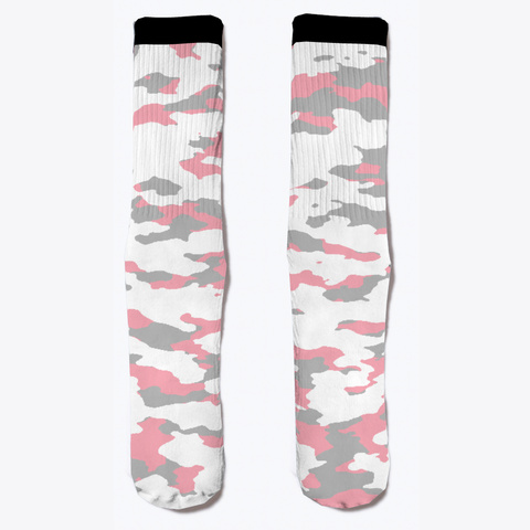 Military Camouflage   Pink Iv Standard Camiseta Front
