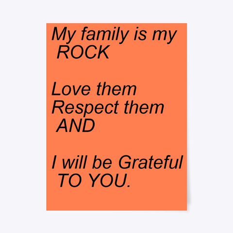Family Love Collection Coral T-Shirt Front