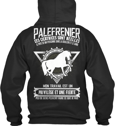 Palefrenier Jet Black T-Shirt Back