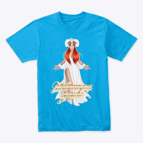 The Nordic Goddess Turquoise T-Shirt Front