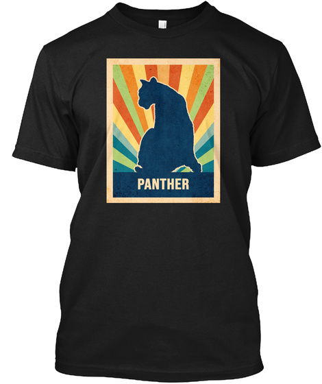 Retro Vintage Panther Silhouette