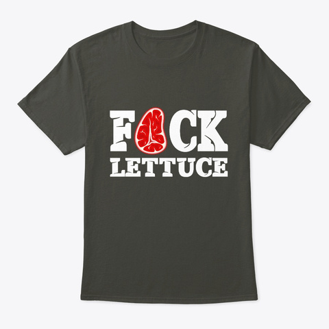 Lettuce   Hunting T Shirt Smoke Gray T-Shirt Front