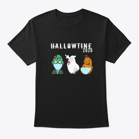 Hallowtine 2020 Black T-Shirt Front
