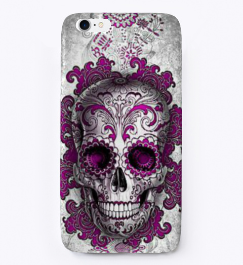 Skull I Phone Case Standard Kaos Front