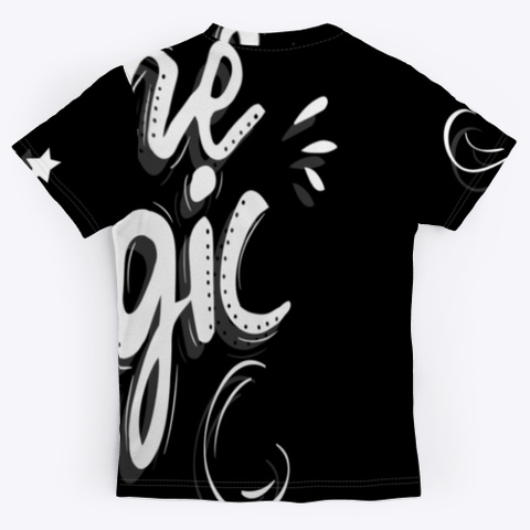 T Shirt: Magic Black Maglietta Back
