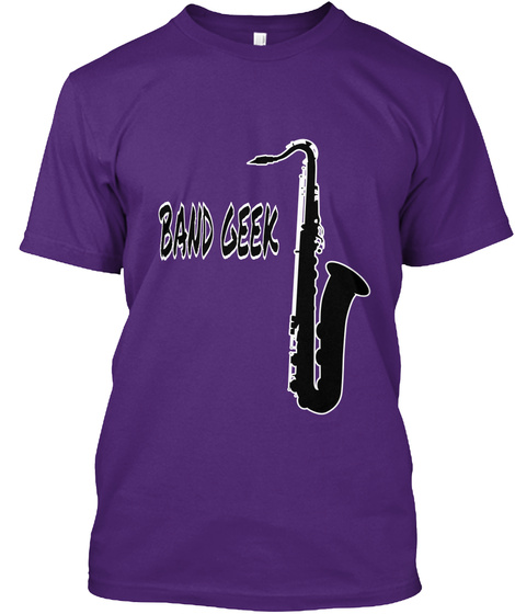 Band Geek Purple T-Shirt Front