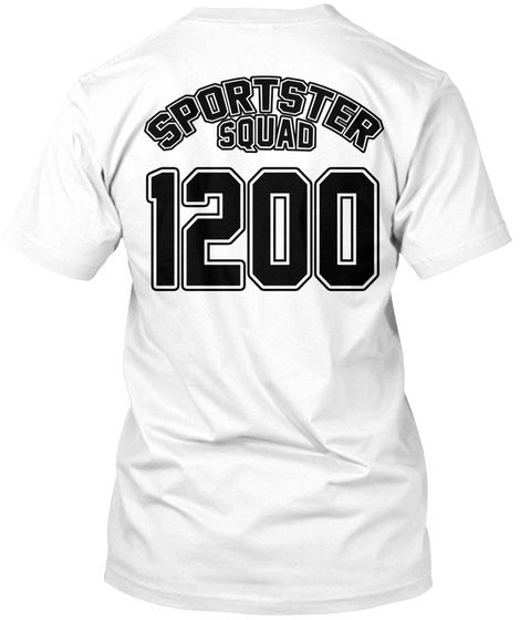 Sportster Squad 1200 White T-Shirt Back