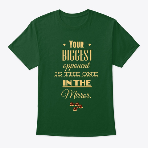 Biggest World Best Tshirt Deep Forest T-Shirt Front