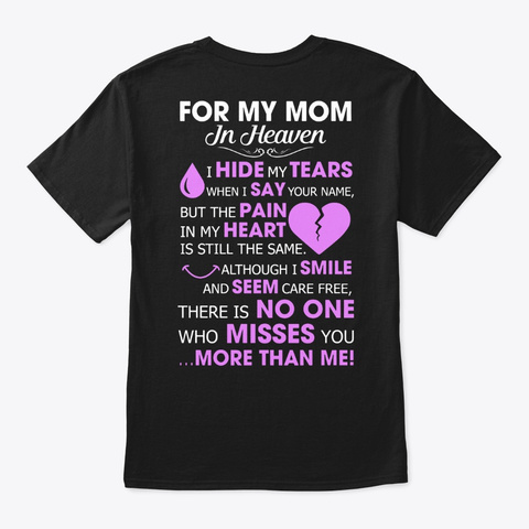 For My Mom In Heaven Shirt