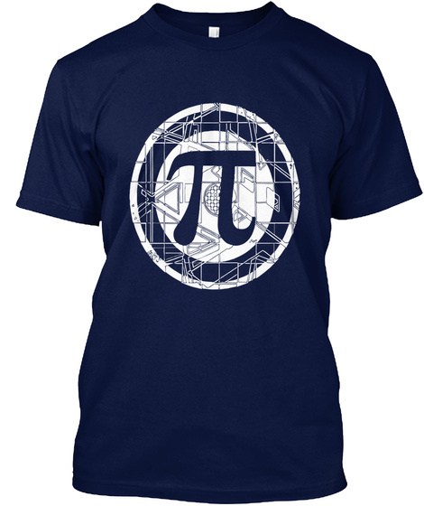 Pi T Shirt 2016 Navy T-Shirt Front