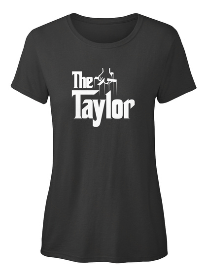 Taylor The Family Tee Black T-Shirt Front
