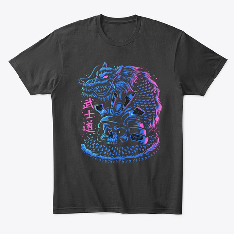Dragon Black T-Shirt Front