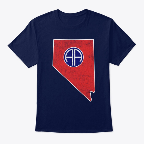 Nevada Navy T-Shirt Front