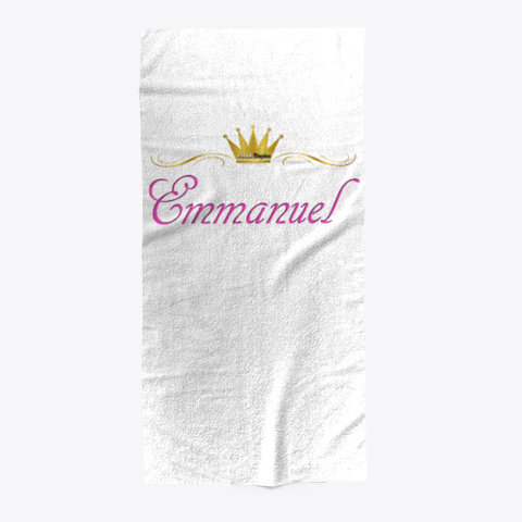 Majesty Emmanuel   Serviette Standard Camiseta Front