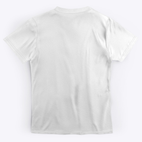 Throw Fast Unisex White Shirt Standard T-Shirt Back